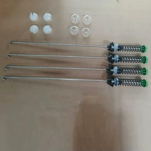 4 PCS Fully Automatic Washing Machine Suspension Rod Vibration Dampening Rod Suspension Spring Spring Balance Rod for W11130362 4 PCS Fully Automatic Washing Machine Suspension Rod Vibration Dampening Rod Suspension Spring Spring Balance Rod for W11130362