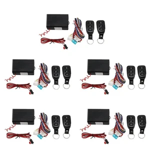 5X Universal Car Alarm Systems Remote Central Kit Door Lock Keyless Entry System Central Locking With Remote Control 5X Universal Car Alarm Systems Remote Central Kit Door Lock Keyless Entry System Central Locking With Remote Control