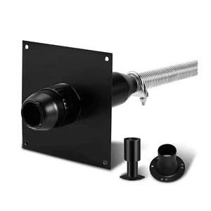 Generator Exhaust Extension Kit With Insulated Through-Wall Mounting Plate Vent Exhaust Reduce Noise By 52% Generator Exhaust Extension Kit With Insulated Through-Wall Mounting Plate Vent Exhaust Reduce Noise By 52%