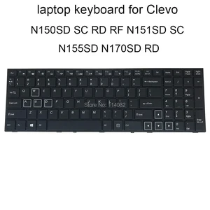 US Backlit Keyboard For Clevo N150SD N150RD N150RF N150SC N151SD N170RD N170SD English Backlight Laptop Replacement Keyboard US Backlit Keyboard For Clevo N150SD N150RD N150RF N150SC N151SD N170RD N170SD English Backlight Laptop Replacement Keyboard