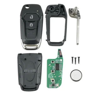 5X Car Remote Key 2 Button 433Mhz Fit For Ford Ranger F150 2015 2016 2017 2018 Id49 Pcf7945p Eb3t-15K601-Ba