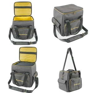 Vinyl Records Carrying Bag Large Capacity Waterproof Record Bag Multi-Pocket Thicken Padded CD Bag for Music Lovers Gift Vinyl Records Carrying Bag Large Capacity Waterproof Record Bag Multi-Pocket Thicken Padded CD Bag for Music Lovers Gift