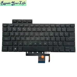 US English Notebook RGB/Colorful Backlit Keyboard Backlight For ROG Flow X16 GV601 GV601RE GV601RM GV601RW 0KNR0-2812US00 US English Notebook RGB/Colorful Backlit Keyboard Backlight For ROG Flow X16 GV601 GV601RE GV601RM GV601RW 0KNR0-2812US00