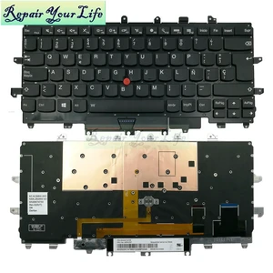 Spanish Laptop Keyboard For Thinkpad Carbon X1 Gen 4 4th 2016 SP LA Layout with Backlit Keyboard Red Pointing 00PA707 Spanish Laptop Keyboard For Thinkpad Carbon X1 Gen 4 4th 2016 SP LA Layout with Backlit Keyboard Red Pointing 00PA707