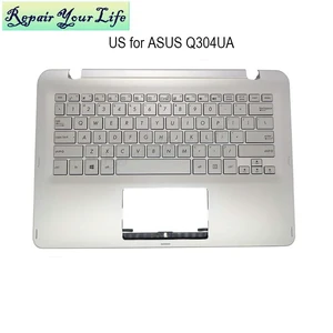 US Backlit Keyboard Palmrest for Q304 Q304U Q304UA Q304UA-BBI5T10 Backlight English Laptop Keyboard Silver 90NB0AL3-R30010 US Backlit Keyboard Palmrest for Q304 Q304U Q304UA Q304UA-BBI5T10 Backlight English Laptop Keyboard Silver 90NB0AL3-R30010