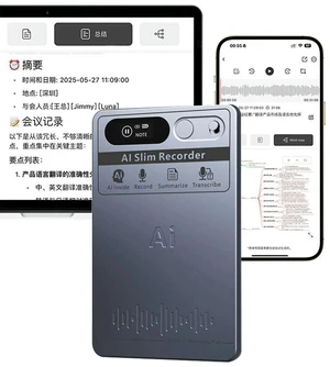 Digital Voice Recorder with Real-Time Transcription & Translation Audio Recorder Audio Recording Device for Lectures Meetings Digital Voice Recorder with Real-Time Transcription & Translation Audio Recorder Audio Recording Device for Lectures Meetings
