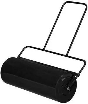 36 Inch Lawn Roller Water Filled Pull Behind Garden Drum Roller Push/Tow Behind, Water/Sand Filled for Garden, Lawn, Backyard (Black) 36 Inch Lawn Roller Water Filled Pull Behind Garden Drum Roller Push/Tow Behind, Water/Sand Filled for Garden, Lawn, Backyard (Black)