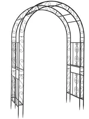 Garden Arbor Arch, Wedding Arch Archway for Ceremony Party, Durable Steel Trellis for Plant Climbing, Christmas Decorations Pergola for Backyard, Lawn, Patio, Yard Garden Arbor Arch, Wedding Arch Archway for Ceremony Party, Durable Steel Trellis for Plant Climbing, Christmas Decorations Pergola for Backyard, Lawn, Patio, Yard