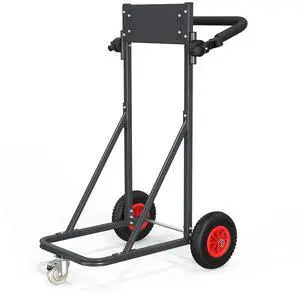 Outboard Boat Motor Stand, Heavy Duty Outboard Engine Stand Carrier Cart Dolly, Boat Motor Support Stand 40lbs Capacity w/Lockable Swivel Wheel for Motor Storage, Repair, Maintenance Outboard Boat Motor Stand, Heavy Duty Outboard Engine Stand Carrier Cart Dolly, Boat Motor Support Stand 40lbs Capacity w/Lockable Swivel Wheel for Motor Storage, Repair, Maintenance