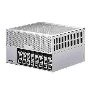 Desktop NAS 8-Bay, Ultra 9 285H AI CPU, 32GB LPDDR5X 8400Mhz RAM, 2 x 10GbE, 2 x M.2 NVMe Slots, HD/DP, PCIe 4.0 x 8 Slot, USB 4, Support Dual System Network Attached Storage (Diskless) Desktop NAS 8-Bay, Ultra 9 285H AI CPU, 32GB LPDDR5X 8400Mhz RAM, 2 x 10GbE, 2 x M.2 NVMe Slots, HD/DP, PCIe 4.0 x 8 Slot, USB 4, Support Dual System Network Attached Storage (Diskless)