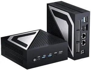 AI Mini PC, Ultra 9 285H(99TOPS),64GB DDR5 4TB M.2 NVMe SSD, Mini Computer with WiFi 7 BT5.4/Dual 2.5G LAN/USB 4.0/HDMI/DP/8K/Win 11 Pro, Desktop Computer, Supports VESA AI Mini PC, Ultra 9 285H(99TOPS),64GB DDR5 4TB M.2 NVMe SSD, Mini Computer with WiFi 7 BT5.4/Dual 2.5G LAN/USB 4.0/HDMI/DP/8K/Win 11 Pro, Desktop Computer, Supports VESA