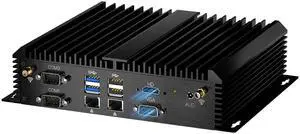 Industrial Mini PC, Fanless Desktop Computer Core i3-8130U 2.2-3.4GHz, Win-11 Pro, 16G DDR4 RAM, 512G SSD, VGA/HDMI 4K@60Hz, 2x2.5G LAN Ports, 6xCOM RS232, 4G Module Slot, WiFi6/BT5.2 Industrial Mini PC, Fanless Desktop Computer Core i3-8130U 2.2-3.4GHz, Win-11 Pro, 16G DDR4 RAM, 512G SSD, VGA/HDMI 4K@60Hz, 2x2.5G LAN Ports, 6xCOM RS232, 4G Module Slot, WiFi6/BT5.2
