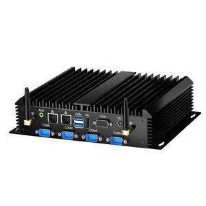 Industrial Mini PC, Fanless Computer with Core i7-5500U (2.4-3.0GHz), 16G RAM 256G SSD, 1*HDMI 1*VGA, 6*COM RS232, Dual LAN, WiFi, WOL, Auto Turn On, Windows 10 Pro Industrial Mini PC, Fanless Computer with Core i7-5500U (2.4-3.0GHz), 16G RAM 256G SSD, 1*HDMI 1*VGA, 6*COM RS232, Dual LAN, WiFi, WOL, Auto Turn On, Windows 10 Pro