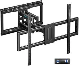 Full Motion TV Wall Mount for 43-100 Inch TVs up to 176lbs, 25.2" Extension, Swivel Heavy Duty TV Bracket, Sliding Dual Arms for Off-Center Studs, Fits 16"/ 18" /24", VESA 800x600 Full Motion TV Wall Mount for 43-100 Inch TVs up to 176lbs, 25.2" Extension, Swivel Heavy Duty TV Bracket, Sliding Dual Arms for Off-Center Studs, Fits 16"/ 18" /24", VESA 800x600