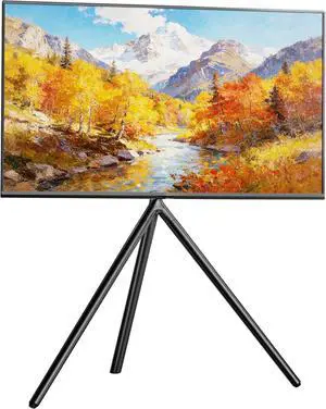 Minimalist Easel TV Stand for 45-65 inch Screen up to 88 lbs, Swivel and Height Adjustable Tripod Stand for Insignia, Samsung, Roku TVs VESA Required Max 400 * 400 mm, Black Minimalist Easel TV Stand for 45-65 inch Screen up to 88 lbs, Swivel and Height Adjustable Tripod Stand for Insignia, Samsung, Roku TVs VESA Required Max 400 * 400 mm, Black