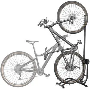 Freestanding Bike Floor Stand, Vertical Horizontal Bicycle Storage Rack, Heavy Duty 77 lbs Freestanding Bike Rack for Garage Home, Space-Saving Indoor Bike Storage, Smart Two-way Installation Freestanding Bike Floor Stand, Vertical Horizontal Bicycle Storage Rack, Heavy Duty 77 lbs Freestanding Bike Rack for Garage Home, Space-Saving Indoor Bike Storage, Smart Two-way Installation