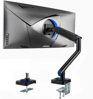 Monitor Arm for 17-49 Inch, Ultrawide Single Monitor Mount Holds up to 44lbs, Heavy Duty Mechanical Spring Monitor Stand Adjustable Arms, 75/100 VESA Mount with Clamp/Grommet Base, Black Monitor Arm for 17-49 Inch, Ultrawide Single Monitor Mount Holds up to 44lbs, Heavy Duty Mechanical Spring Monitor Stand Adjustable Arms, 75/100 VESA Mount with Clamp/Grommet Base, Black