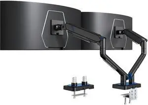 Monitor Arm for 17-45 Inch, Ultrawide Dual Monitor Mount Holds up to 44lbs, Heavy Duty Mechanical Spring Monitor Stand Adjustable Arms, 75/100 VESA Mount with Clamp/Grommet Base, Black Monitor Arm for 17-45 Inch, Ultrawide Dual Monitor Mount Holds up to 44lbs, Heavy Duty Mechanical Spring Monitor Stand Adjustable Arms, 75/100 VESA Mount with Clamp/Grommet Base, Black