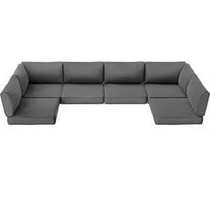 14-Piece Outdoor Cushions for Patio Furniture, 25.6"x25.6" Couch Cushion Replacement Designed for 6-Seat Sectional Sofa Sets, Anti-Slip Patio Cushions for Garden, Backyard, Porch (Grey) 14-Piece Outdoor Cushions for Patio Furniture, 25.6"x25.6" Couch Cushion Replacement Designed for 6-Seat Sectional Sofa Sets, Anti-Slip Patio Cushions for Garden, Backyard, Porch (Grey)