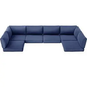 14-Piece Outdoor Cushions for Patio Furniture, 25.6"x25.6" Couch Cushion Replacement Designed for 6-Seat Sectional Sofa Sets, Anti-Slip Patio Cushions for Garden, Backyard, Porch (Blue) 14-Piece Outdoor Cushions for Patio Furniture, 25.6"x25.6" Couch Cushion Replacement Designed for 6-Seat Sectional Sofa Sets, Anti-Slip Patio Cushions for Garden, Backyard, Porch (Blue)