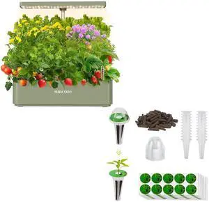 Hydroponics Growing System Kit 12 Pods & 160pcs Hydroponic Pods Supplies Hydroponics Growing System Kit 12 Pods & 160pcs Hydroponic Pods Supplies