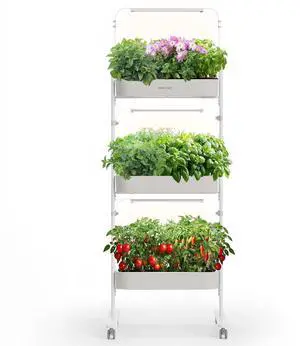 3-Tier Hydroponics Growing System Kit with 36 Pods Full Spectrum Grow Lights, Hydroponic System Equipped with Smart Controller, Indoor Herb Garden Kit for Vegetables, Herbs, Fruits&Flowers 3-Tier Hydroponics Growing System Kit with 36 Pods Full Spectrum Grow Lights, Hydroponic System Equipped with Smart Controller, Indoor Herb Garden Kit for Vegetables, Herbs, Fruits&Flowers