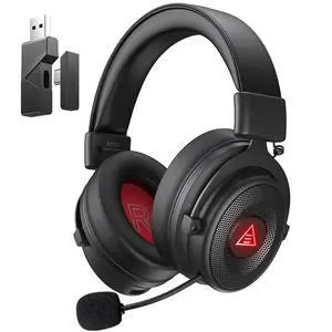 USB Gaming Headset for PC - Computer Headset with Detachable Noise Cancelling Mic, SurroundTuned Audio, 50MM Driver - Headphones with Microphone for PS4/PS5, Xbox One, Laptop, Office (Wireless) USB Gaming Headset for PC - Computer Headset with Detachable Noise Cancelling Mic, SurroundTuned Audio, 50MM Driver - Headphones with Microphone for PS4/PS5, Xbox One, Laptop, Office (Wireless)