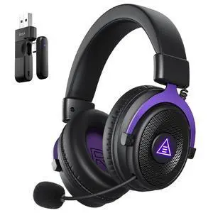 E900WT Wireless Gaming Headset for PC Ps5 Ps4, 2.4 Ghz USB&Type-C Gaming Headphones with Microphone, 30ms Latency, 80H Battery Bluetooth Headphones for Switch, Laptop, Mobile, Mac E900WT Wireless Gaming Headset for PC Ps5 Ps4, 2.4 Ghz USB&Type-C Gaming Headphones with Microphone, 30ms Latency, 80H Battery Bluetooth Headphones for Switch, Laptop, Mobile, Mac
