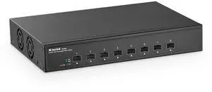 8 Port 10G SFP+ Unmanaged Fiber Switch, 1G/10G SFP Slot, 160Gbps Bandwidth Desktop|Rackmount Network Switch 8 Port 10G SFP+ Unmanaged Fiber Switch, 1G/10G SFP Slot, 160Gbps Bandwidth Desktop|Rackmount Network Switch