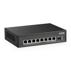 8 Port 2.5G POE Managed Switch with 10G SFP+ Slot, IEEE8023af/at PoE 135W, Mini Size Metal Fanless, Easy Web Managed Network Switch 8 Port 2.5G POE Managed Switch with 10G SFP+ Slot, IEEE8023af/at PoE 135W, Mini Size Metal Fanless, Easy Web Managed Network Switch