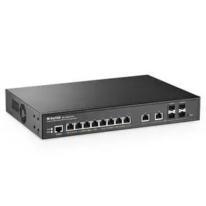 8 Port 2.5 Gigabit PoE Managed Switch, 8x2.5G POE, 2x10G Ethernet, 4x10G SFP+, IEEE8023af/at PoE 120W, Web/CLI L3 Managed, Desktop|Rackmount Network Switch 8 Port 2.5 Gigabit PoE Managed Switch, 8x2.5G POE, 2x10G Ethernet, 4x10G SFP+, IEEE8023af/at PoE 120W, Web/CLI L3 Managed, Desktop|Rackmount Network Switch