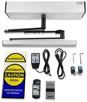 DSW120 Touchless Sensor Open Automatic Residential Swing Door Closers with 2-3/4'' Extend Spacer+1pcs Touchless Sensing Distance Adjustable Infrared Wireless Hand Sensor Switch DSW120 Touchless Sensor Open Automatic Residential Swing Door Closers with 2-3/4'' Extend Spacer+1pcs Touchless Sensing Distance Adjustable Infrared Wireless Hand Sensor Switch