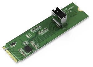 M.2 NVMe PCIe 4.0 x4 to SlimSAS 4i Adapter with Redriver - EXLink MB309A M.2 NVMe PCIe 4.0 x4 to SlimSAS 4i Adapter with Redriver - EXLink MB309A