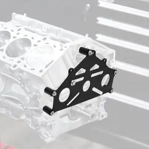 LS Engine Stand Adapter Plate - Universal Heavy Duty Billet Aluminum Mounting Bracket Adapter Compatible with Chevy Small/Big Block LS1 Duramax BBC SBC LS , Heavy-Duty Engine Stand Lift Plate LS Engine Stand Adapter Plate - Universal Heavy Duty Billet Aluminum Mounting Bracket Adapter Compatible with Chevy Small/Big Block LS1 Duramax BBC SBC LS , Heavy-Duty Engine Stand Lift Plate