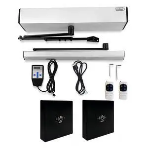 Automatic Electric Sensor Door Opener with 2PCS Wired Black Square 3.39inch Touchless Door Switch M-605MH,Sensoring Distance Adjustable Up to 11.81inch (Silver Grey) Automatic Electric Sensor Door Opener with 2PCS Wired Black Square 3.39inch Touchless Door Switch M-605MH,Sensoring Distance Adjustable Up to 11.81inch (Silver Grey)