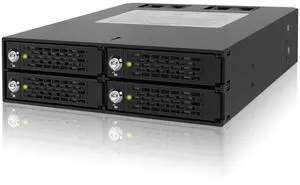 4 Bay 2.5in SAS/SATA HDD/SSD Mobile Rack Enclosure for 5.25" Bay (with Keylock) | ToughArmor MB994SK-1B 4 Bay 2.5in SAS/SATA HDD/SSD Mobile Rack Enclosure for 5.25" Bay (with Keylock) | ToughArmor MB994SK-1B