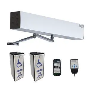 Home Electric Door Opener Wireless Handicap Door with Wireless Narrow Handicap Push Buttons Olide-511 and Receiver,Compatible for Alexa,Google Assistant,Remote Control via Phone APP TUYA Home Electric Door Opener Wireless Handicap Door with Wireless Narrow Handicap Push Buttons Olide-511 and Receiver,Compatible for Alexa,Google Assistant,Remote Control via Phone APP TUYA
