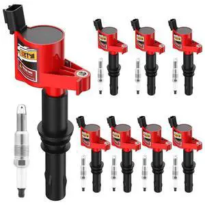 8 Pack Ignition Coil DG511 & Iridium Spark Plugs SP546 Compatible with Ford F-150, F-250, F-350, Expedition, Explorer, Mustang, Crown Victoria, Lincoln Navigator, Mercury Mountaineer 4.6L 5.4L V8 8 Pack Ignition Coil DG511 & Iridium Spark Plugs SP546 Compatible with Ford F-150, F-250, F-350, Expedition, Explorer, Mustang, Crown Victoria, Lincoln Navigator, Mercury Mountaineer 4.6L 5.4L V8