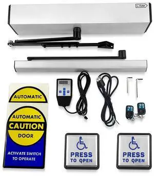 DSW120 Automatic Door Opener for Handicapped with Wired Stainless Steel Handicap Push Buttons DSW120 Automatic Door Opener for Handicapped with Wired Stainless Steel Handicap Push Buttons
