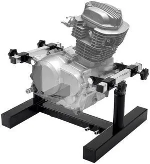 Heavy Duty Motorcycle Engine Stand, Adjustable Motorcycle Motor Stand for Car/Engine Repair, 1000 lb Capacity, Durable Steel Construction, Easy Assembly & 360° Rotation Heavy Duty Motorcycle Engine Stand, Adjustable Motorcycle Motor Stand for Car/Engine Repair, 1000 lb Capacity, Durable Steel Construction, Easy Assembly & 360° Rotation