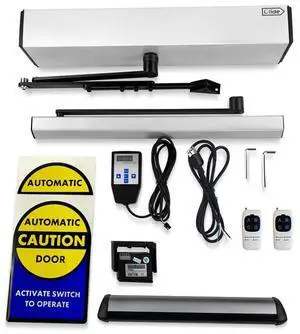 Electric Auto Swing Sensor Open Door Opener with 1PCS High Sensitive Safety Motion Sensor and 1PCS Passive Infrared Body Sensor Electric Auto Swing Sensor Open Door Opener with 1PCS High Sensitive Safety Motion Sensor and 1PCS Passive Infrared Body Sensor