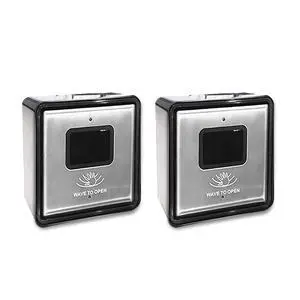 Non Contact Wave Sensor Switch,2PCS Wired Square 4.5'' Staineless Steel Sensor Open Door Opener Olide-513 Non Contact Wave Sensor Switch,2PCS Wired Square 4.5'' Staineless Steel Sensor Open Door Opener Olide-513