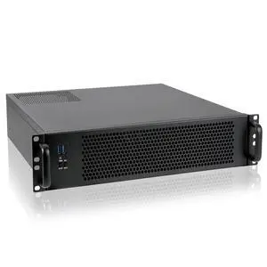 MicroATX/Mini-ITX 2U Rackmount Server Chassis max 9x3.5 Bay / USB3.0 with 2.0 Adapter Support ATX PSU Either top or Side Cooling Depth 17.7" Black MicroATX/Mini-ITX 2U Rackmount Server Chassis max 9x3.5 Bay / USB3.0 with 2.0 Adapter Support ATX PSU Either top or Side Cooling Depth 17.7" Black