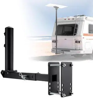 Heavy Duty RV Flag Pole Mount, Full Stainless Steel 3 in 1 Frame/Hitch/Bumper Flag Pole Holder for Trailer RV Camper, Fit for Poles Up to 2.50 Inches OD Heavy Duty RV Flag Pole Mount, Full Stainless Steel 3 in 1 Frame/Hitch/Bumper Flag Pole Holder for Trailer RV Camper, Fit for Poles Up to 2.50 Inches OD