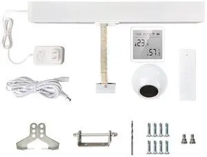Automatic Greenhouse Window Closer,Smart WiFi Automatic Window Opener with Wireless Rain Sensor and Thermohygrometer Running Trip 11-4/5'' Automatic Greenhouse Window Closer,Smart WiFi Automatic Window Opener with Wireless Rain Sensor and Thermohygrometer Running Trip 11-4/5''