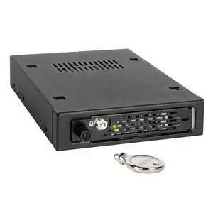 Rugged Full Metal 2.5 SATA/SAS HDD & SSD Mobile Rack for External 3.5" Drive Bay with Key Lock & Thumb Screw Design | ToughArmor MB491SKL-B Rugged Full Metal 2.5 SATA/SAS HDD & SSD Mobile Rack for External 3.5" Drive Bay with Key Lock & Thumb Screw Design | ToughArmor MB491SKL-B