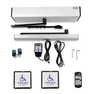 DSW120 Swing Door Opener/Closer Residential/Commercial,Automatic Residential/Commercial Door Opener/Operator+2PCS Wireless Handicap Push Buttons DSW120 Swing Door Opener/Closer Residential/Commercial,Automatic Residential/Commercial Door Opener/Operator+2PCS Wireless Handicap Push Buttons