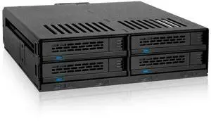 ExpressCage MB324SP-1B 4 Bay 2.5 SATA/SAS HDD SSD Hot-Swap Mobile Rack Enclosure with Tool-Less SSD Mounting Tray for 5.25 Drive Bay (4 x SATA 7pin) ExpressCage MB324SP-1B 4 Bay 2.5 SATA/SAS HDD SSD Hot-Swap Mobile Rack Enclosure with Tool-Less SSD Mounting Tray for 5.25 Drive Bay (4 x SATA 7pin)