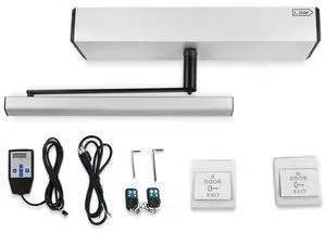Electric Disabled Door Openers DSW120+Inswing Arm+2-3/4'' Extend Spacer+2pcs Push Buttons Electric Disabled Door Openers DSW120+Inswing Arm+2-3/4'' Extend Spacer+2pcs Push Buttons