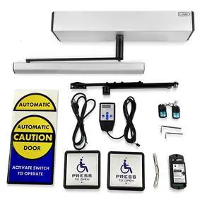 DSW120 Handicap Door Openers for Disabled People+2pcs Wireless Handicapped Push Switches+2-3/4'' Extend Spacer DSW120 Handicap Door Openers for Disabled People+2pcs Wireless Handicapped Push Switches+2-3/4'' Extend Spacer